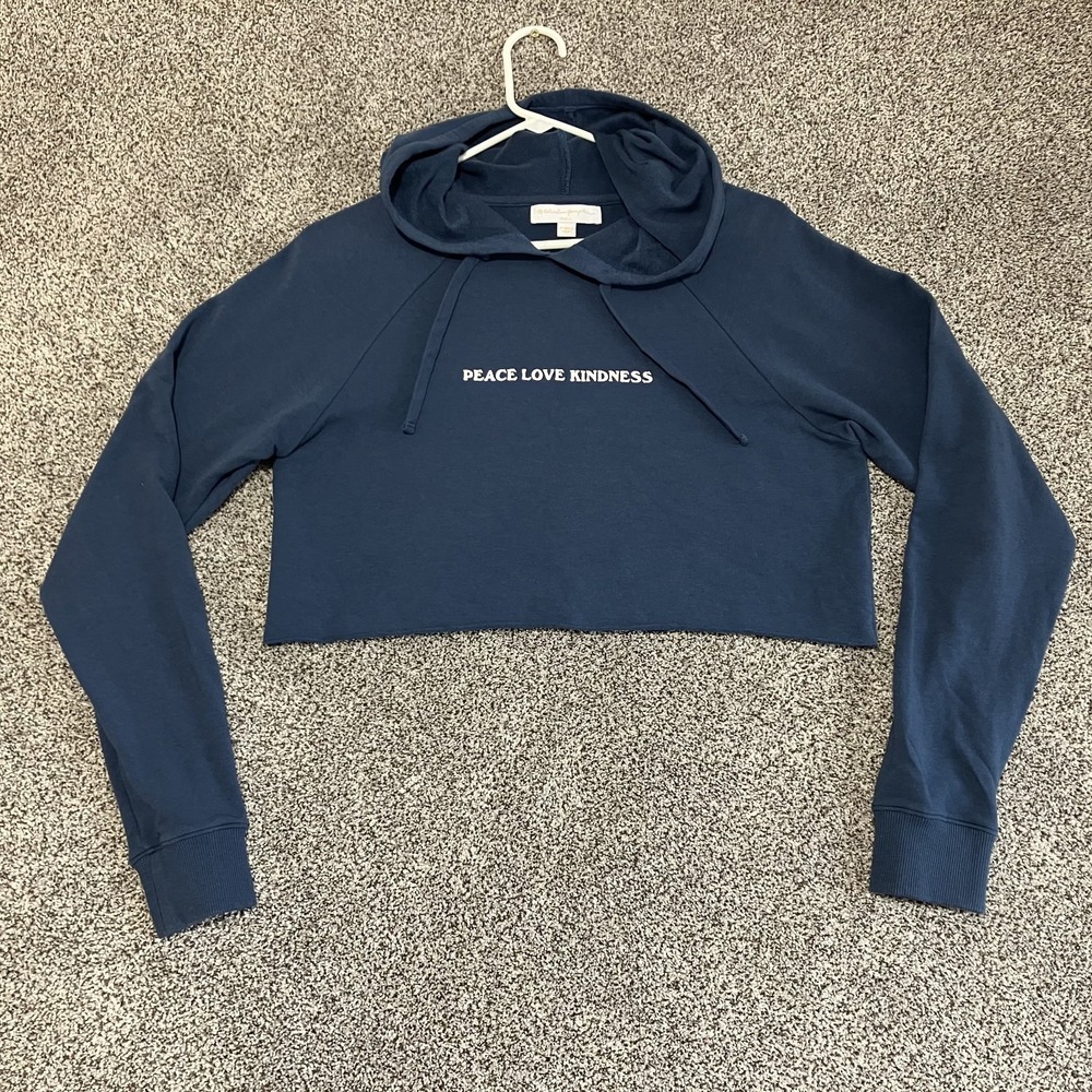 Spiritual Gangster Hoodie Womens Extra Small Crop top Sweat Shirt Yoga‎ Workout